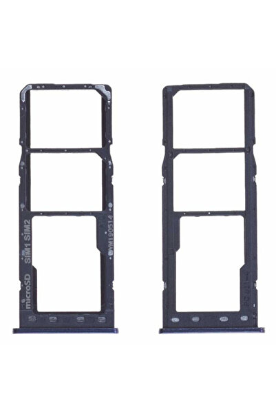 Samsung Γνήσια Βάση Κάρτας Sim για Galaxy A10 SM-A105F - Μαύρο (GH98-44169A)