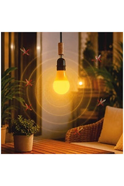OEM LED Bulb E27 7W (A60) Anti-Insect with Yellow Light