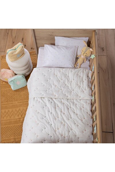 Nef Nef Homeware Nef-Nef Homeware Happy Εκρού Βρεφικό Πάπλωμα, 80 x 110 εκ.