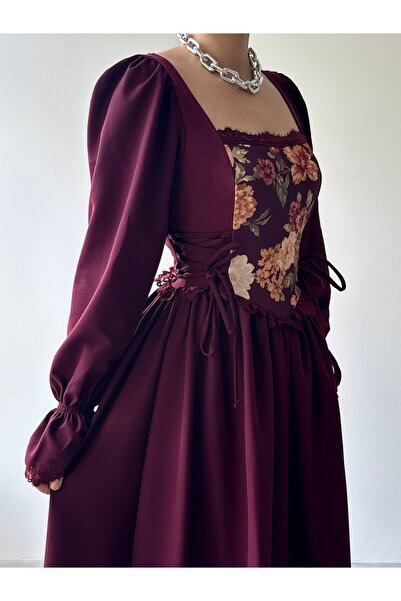 conconmoda Ponsa Midi Elbise