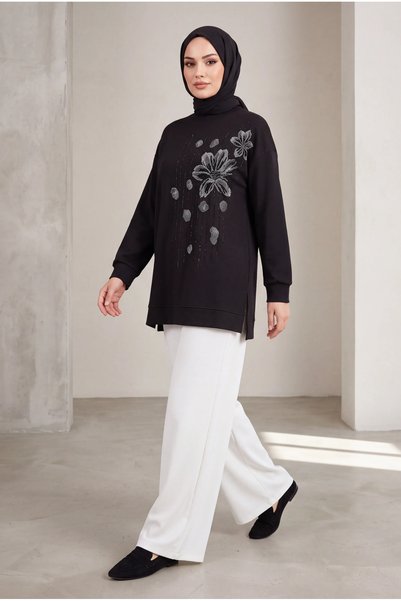 BURRASCA Stone-Embellished Soft Textured Flexible Premium Suit