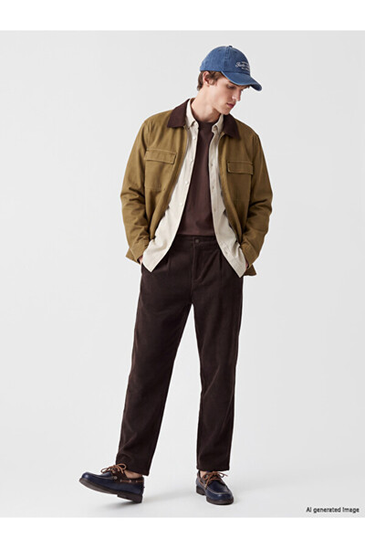 LC Waikiki Quality Parts from Çelebi Store Standart Fit Velvet Men's Trousers