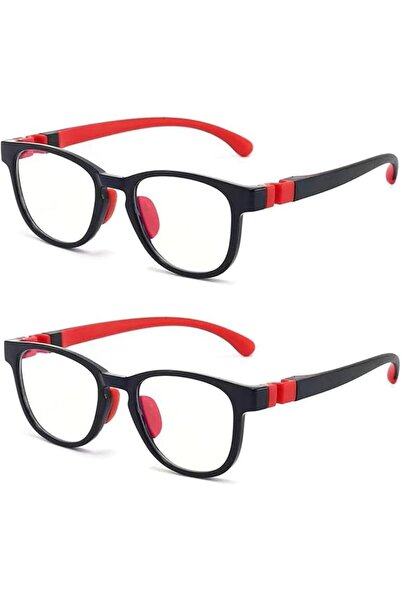 GENERAL 2 Pack Kids Blue Light Glasses, Anti Glare Eyestrain UV, TV Phone Chi...