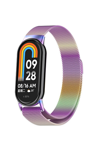 XGSM Curea tip brățară milaneză pentru Xiaomi Smart Band 10 / 9 / 8, Multicoloră