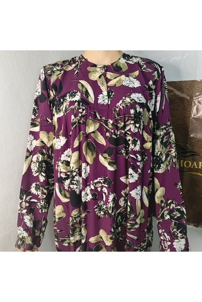 hoaryage Viscose Fabric Long Robe Dress Comfortable Fit Oversize Casual Stylish Hijab Dress, 100% Cotton
