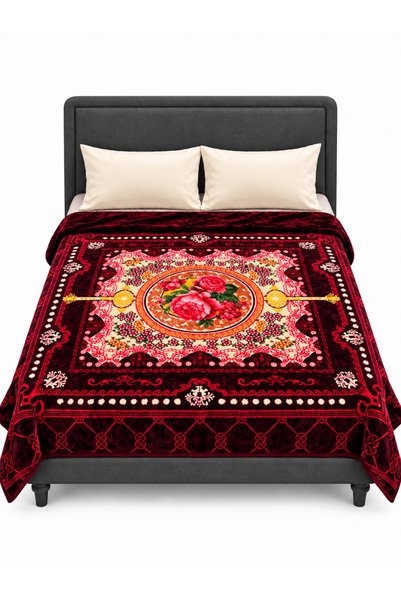 Ice Bear Luxury Soft & Warm Polyester Double Blanket 6KG, Premium Heavyweight...