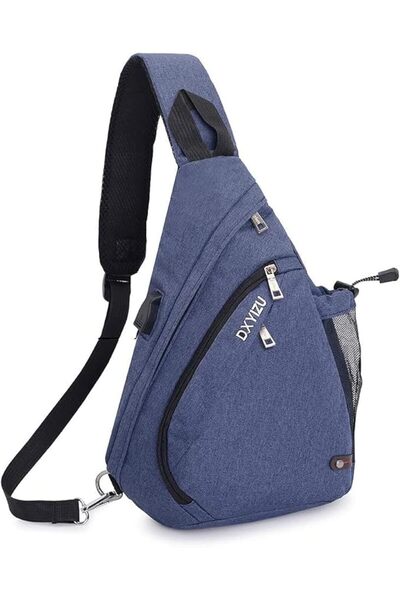 Alcoach Bag Small Shoulder Backpack for Men Waterproof Slim Chest Bags Casual...