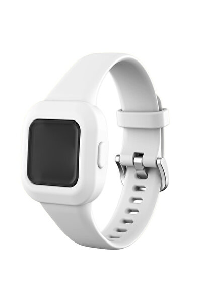 XGSM Curea din silicon pentru Garmin Vivofit Jr 3, Albă