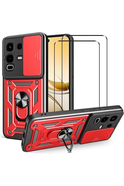 GENERAL for Infinix Note 50s 5G Case with Slide Camera Cover and Stand Kickst...
