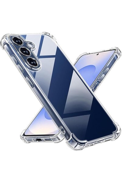 GENERAL Compatible with Samsung Galaxy S25FE Clear TPU Back Cover,Transparent...