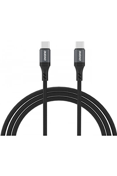 DUDAO Cablu Date si Incarcare USB-C - USB-C L3CC, 60W, 1.2m, Negru