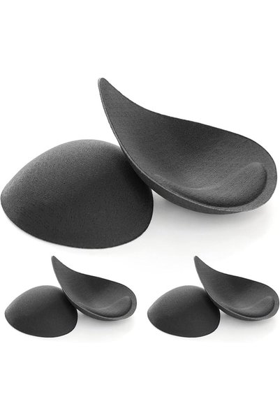 FOOTBUBBLES Super Thick Bra Pads Inserts Removable Breast Enhancers Push Up B...