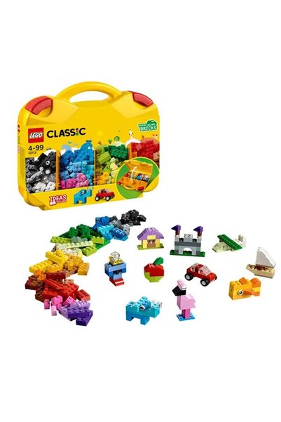 LEGO Κλασικό Δημιουργικό Σετ Κατασκευής Βαλίτσας 10713, 213 Κομμάτια, Ηλικίες 4+