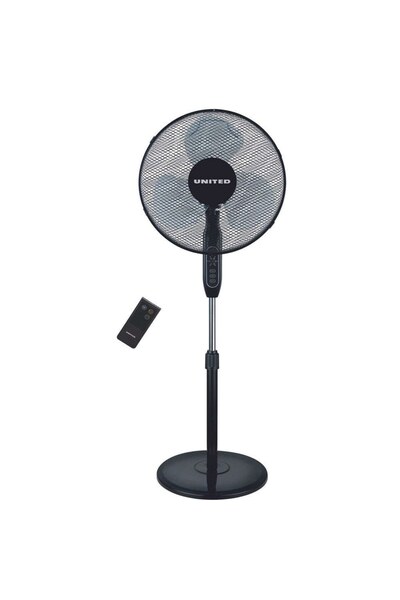 United USF-683 Ανεμιστήρας Δαπέδου, 40W, Τηλεχειριστήριο, Οθόνη LED, Χρονοδια...
