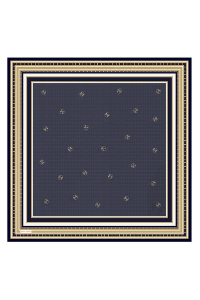 Pierre Cardin Yellow 90X90 Silk Twill Scarf