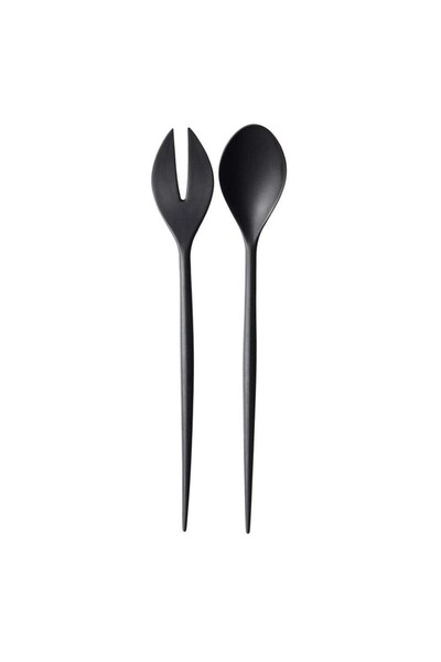 NORMANN COPENHAGEN Κρένιτ Κουτάλια Σερβιρίσματος, Σετ 2 τεμαχίων, Μαύρα, 30 x...