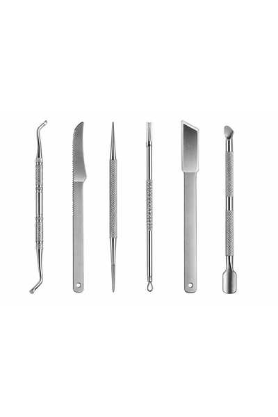 Glamura Lashes Set 6 Ustensile Profesionale Pedichiură și Manichiură Model W0...