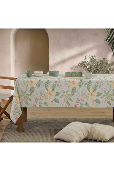 Nef Nef Homeware Nef-Nef Homeware Βαμβακερό Τραπεζομάντιλο Οπάλιν Πράσινο 140...