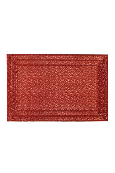 OEM Suport Farfurie din PVC Roșu cu Folie 45x30cm