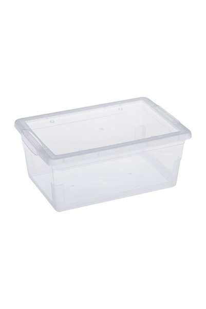 OEM Cutie de Depozitare din Plastic Transparent cu Capac 4L pentru Organizare
