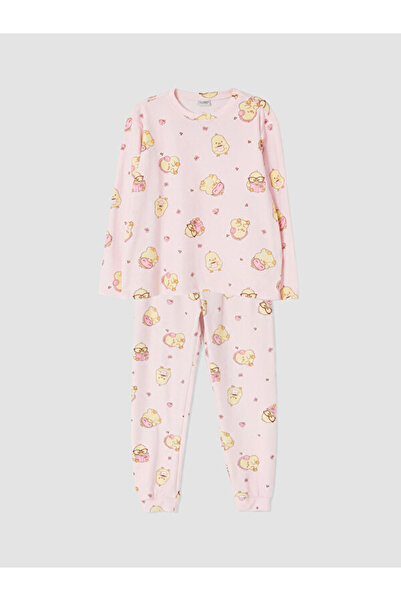 LC Waikiki Quality Pieces from Çelebi Store Printed Girls' Pajama Set