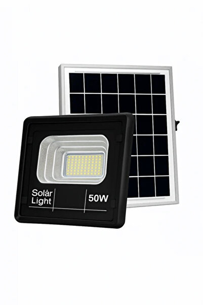 Jortan Proiector Solar LED 50W Yaoye, 3000mAh, 70 LED-uri, Plastic Negru, Com...