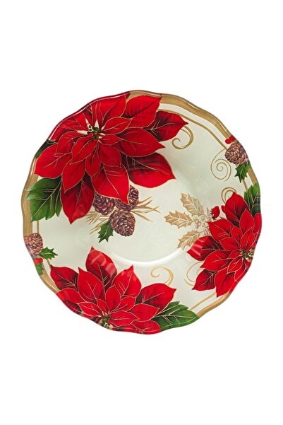 OEM Bol de Crăciun din Sticlă Crăciunițe Vasc 290 ml – pentru Masa Festivă