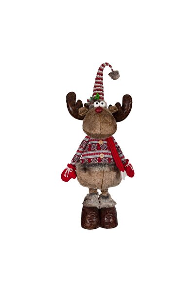 OEM Figura Decorativa de Crăciun Cerb cu Haina Zakar Picioare Extensibile 108...