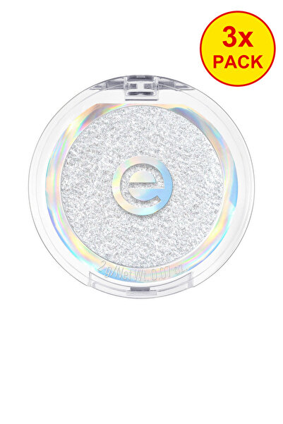 Essence 3x PACK Monochrome Glitter Eyeshadow #01-frosted Shine 2 g