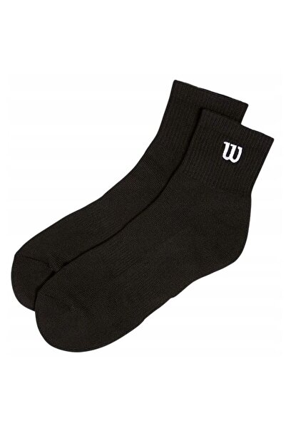 Wilson Unisex Quarter Black Socks S (35-38) Wu00015511Bkas