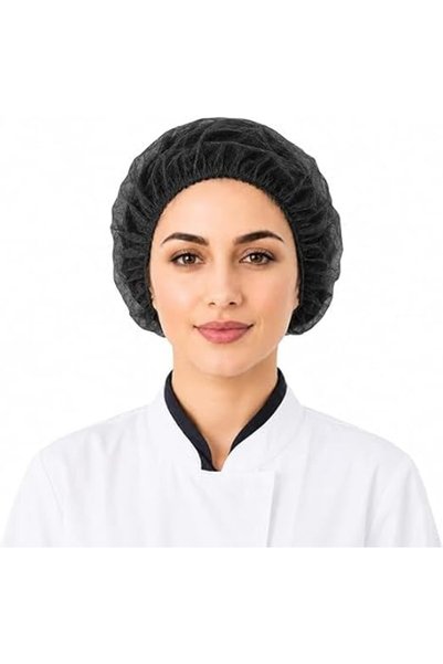 Generic أغطية شعر قابلة للاستخدام مرة واحدة، 100 قطعة، شبكة شعر بطول 21 بوصة،...