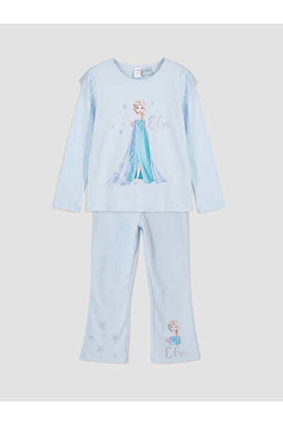 LC Waikiki Quality Pieces from Çelebi Store Snow Princess Printed Girls' Set