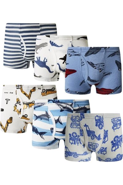 Wowoody boys' 100% Cotton Underwear - Comfortable & Breathable Printed Patter...