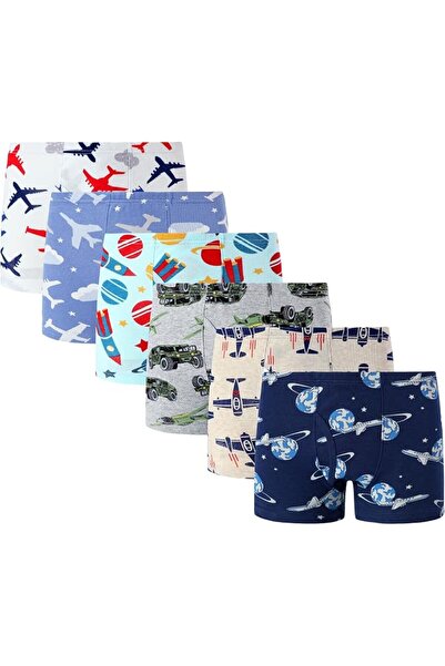 Wowoody boys' 100% Cotton Underwear - Comfortable & Breathable Printed Patter...