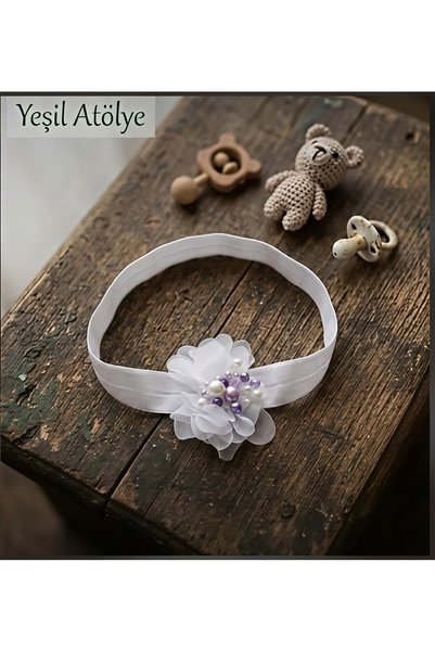 Yeşil Atölye Lila Bebek Crown