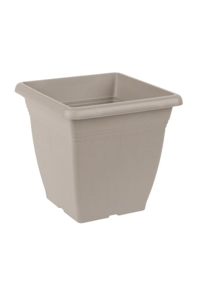 OEM Ghiveci din Plastic Pătrat Mocca 21x21x19.7 cm - 4.6 L