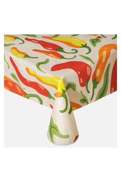 OEM Față de Masă Plastifiata cu Model Ardei 180x140 cm – Protecție și Decor p...