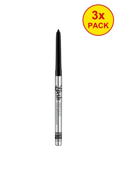 Essence 3x PACK Waterproof Eyeliner Lash PRINCESS PARTY 01 Deep Black, essenc...