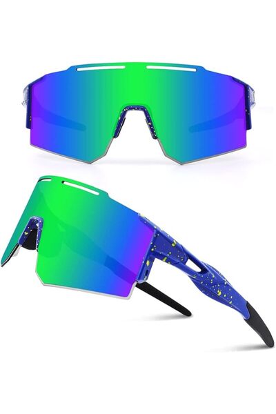 GENERAL Ukoly Cycling Sunglasses for Men Women with 3 Interchangeable Lenses,...