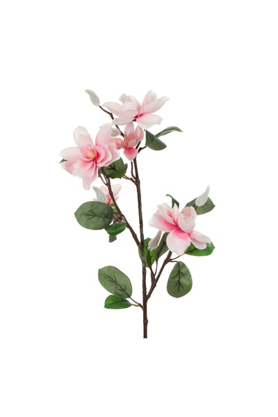 OEM Floare Artificială Magnolie Roz 72 cm – Decor Realist pentru Casă și Even...
