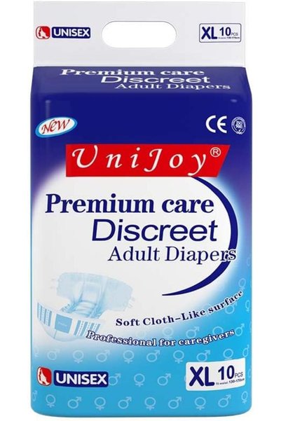 Advance Acoustic Unijoy Adult Diaper XL, (Waist 100-150 cm), 10 Pcs