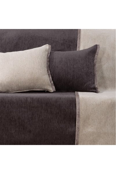 Nef Nef Homeware Nef-Nef New Tanger Ριχτάρι Πολυθρόνας, Ανθρακί/Μπεζ, 180 x 1...