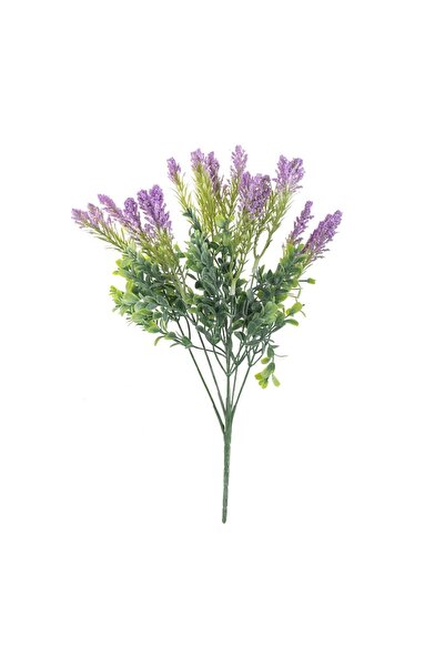 OEM Buchet Flori Artificiale de Lavanda cu 7 Ramuri și Flori Albe 36 cm – Dec...