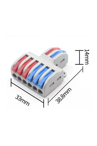 Choice 2 IN 6 OUT STONEGO 2 In 4/6/8 Several Out Quick Wiring Connector Unive...