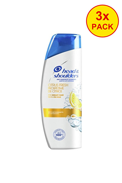 Head & Shoulders 3x PACK Head&Shoulders Citrus Fresh Anti-Dandruff Shampoo 500ml