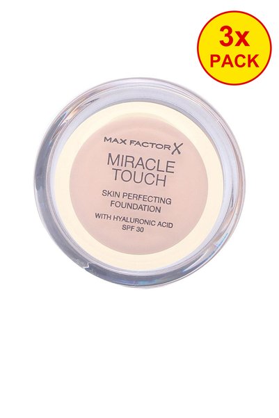 Max Factor 3x PACK Foundation MIRACLE TOUCH 075 golden 45 ml