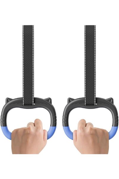 TERRIFI Gymnastics Rings, 440 LBS Load Capacity Adjustable with Straps, Calis...
