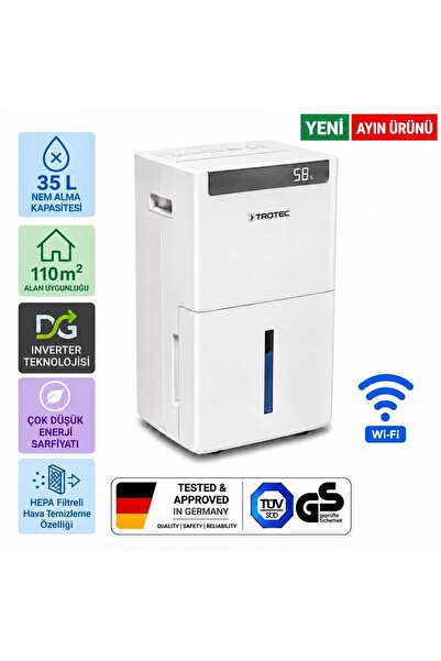 Trotec TTK-I 110 HEPA WiFi Nem Alma Cihazı