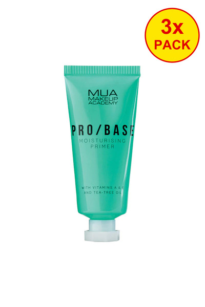 MUA Makeup Academy 3x PACK Pro Base Moisturising Primer