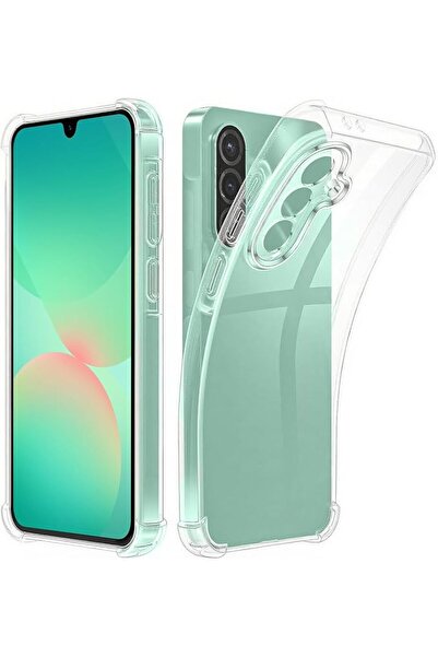 GENERAL Compatible with Samsung Galaxy A26 Case Cover Clear TPU Case Shockpro...